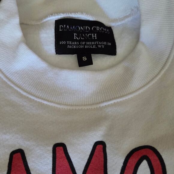 Diamond Cross Ranch Crew Sweatshirt Unisex Jackson Hole Cowboy Eagle Size S - Picture 3 of 6